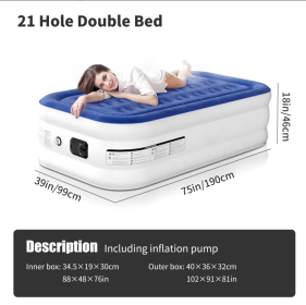 Pillow Style Plush Large Air Cushion Mattress Is Most Suitable For Home Use
