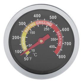 50~800â„‰ Stainless Steel BBQ Thermometer Temperature Gauge for Barbecue Cooking
