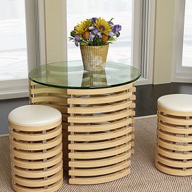 20  Round Tempered Glass Table Top 1 4  Thick Polished Edge