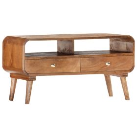 TV Stand 35.4"x13.8"x18.5" Solid Wood Mango