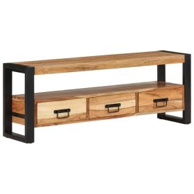 TV Stand 47.2"x11.8"x17.7" Solid Wood Acacia