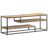 TV Stand 51.2"x11.8"x17.7" Rough Mango Wood