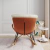 Leisure sofa single rocking chair, light luxury sofa chair, balcony leisure area single chair, comfortable and breathable