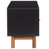 TV Stand 39.4"x13.8"x17.7" Solid Wood Acacia and MDF