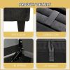 U Shaped Sectional Couch Convertible Sectional Couch with Double Chaise 6 Seat Sectional Sofa for Living Room