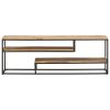 TV Stand 51.2"x11.8"x17.7" Rough Mango Wood