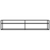 TV Stand Black 78.7"x15.7"x15.9" Tempered Glass