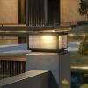 Solar Powered Post Cap Lights for Pillars, Modern Outdoor Post Lights