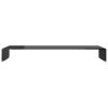 TV Stand/Monitor Riser Glass Black 39.4"x11.8"x5.1"