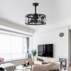 20''Industrial 5-Blade Ceiling Fan with remote control ,5 ABS Blades small size ceiling fan