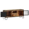 TV Stand 43.3"x12.2"x18.1" Rough Mango Wood