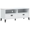 TV Stand VIKEN White Engineered Wood