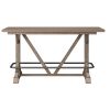 Wallace & Bay Benti Brown Bar Height Trestle Table