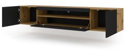 Aura - TV Stand 200 artisan oak / black