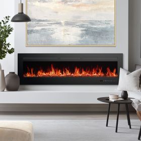 Electric Fireplace Heater With Remote Control (Option: Black50 Inches)