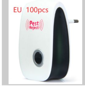 Electronic Ultrasonic Healthy Rechargeble Anti Mosquito Insect Pest Reject Mouse Repellent Repeller Practical Home EUUS Plug (Option: EU-100PCS)