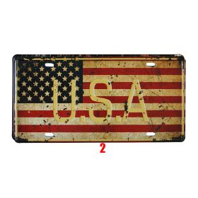 Vintage tin painting (Option: 02)