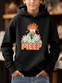 Men's Printed Hooded Sweatshirt (Option: Black-2XL)