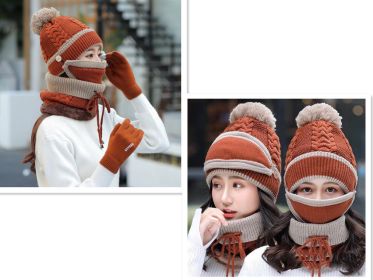 Plus velvet thick bib mask (Option: Set A)