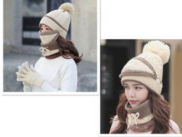Plus velvet thick bib mask (Option: Set B)